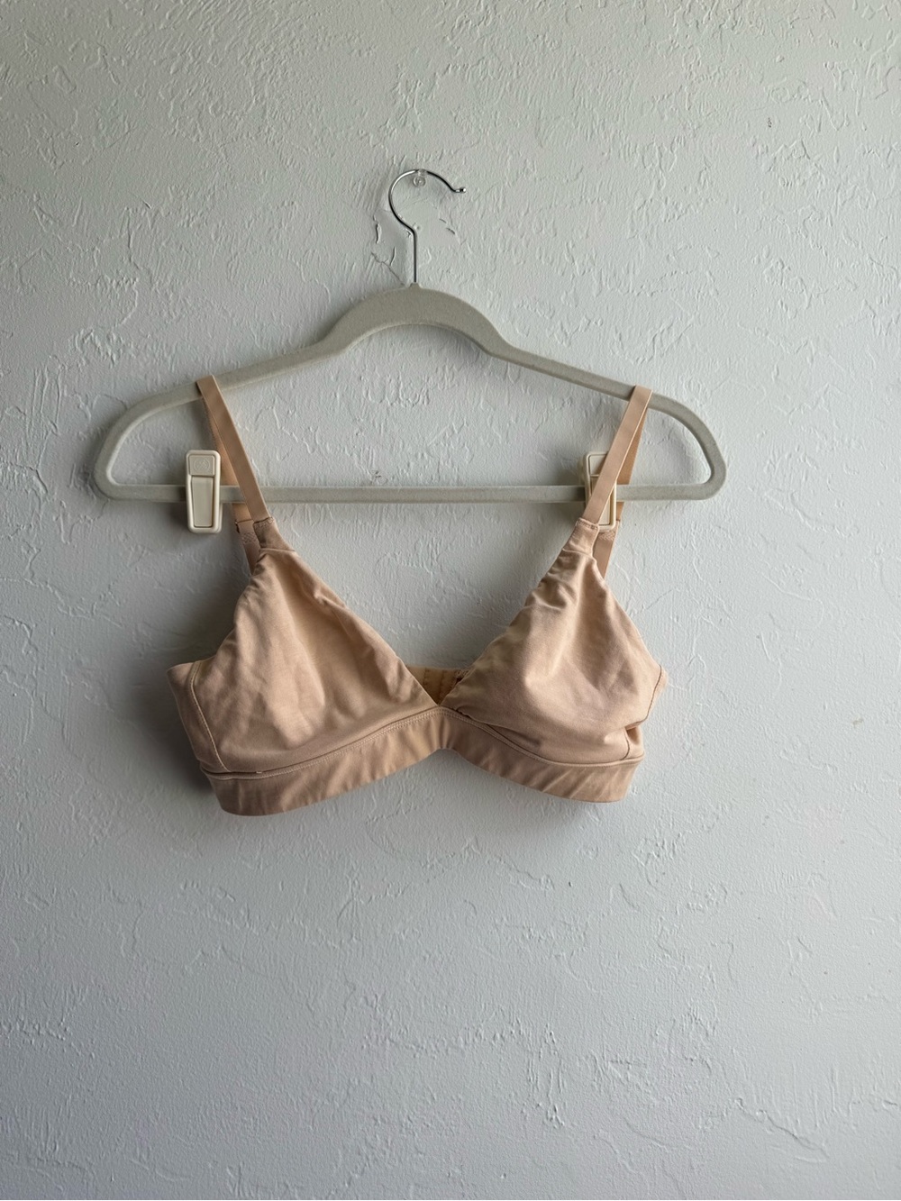 Organic basics Everyday Soft Wireless Bra - Nude size medium